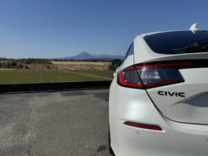 シビックにアクセルリング&ブレーキレバー取付