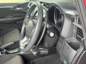 ホンダフィットハイブリッドにアクセルリング＆ブレーキレバーを取り付け