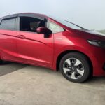 ホンダフィットハイブリッドにアクセルリング＆ブレーキレバーを取り付け